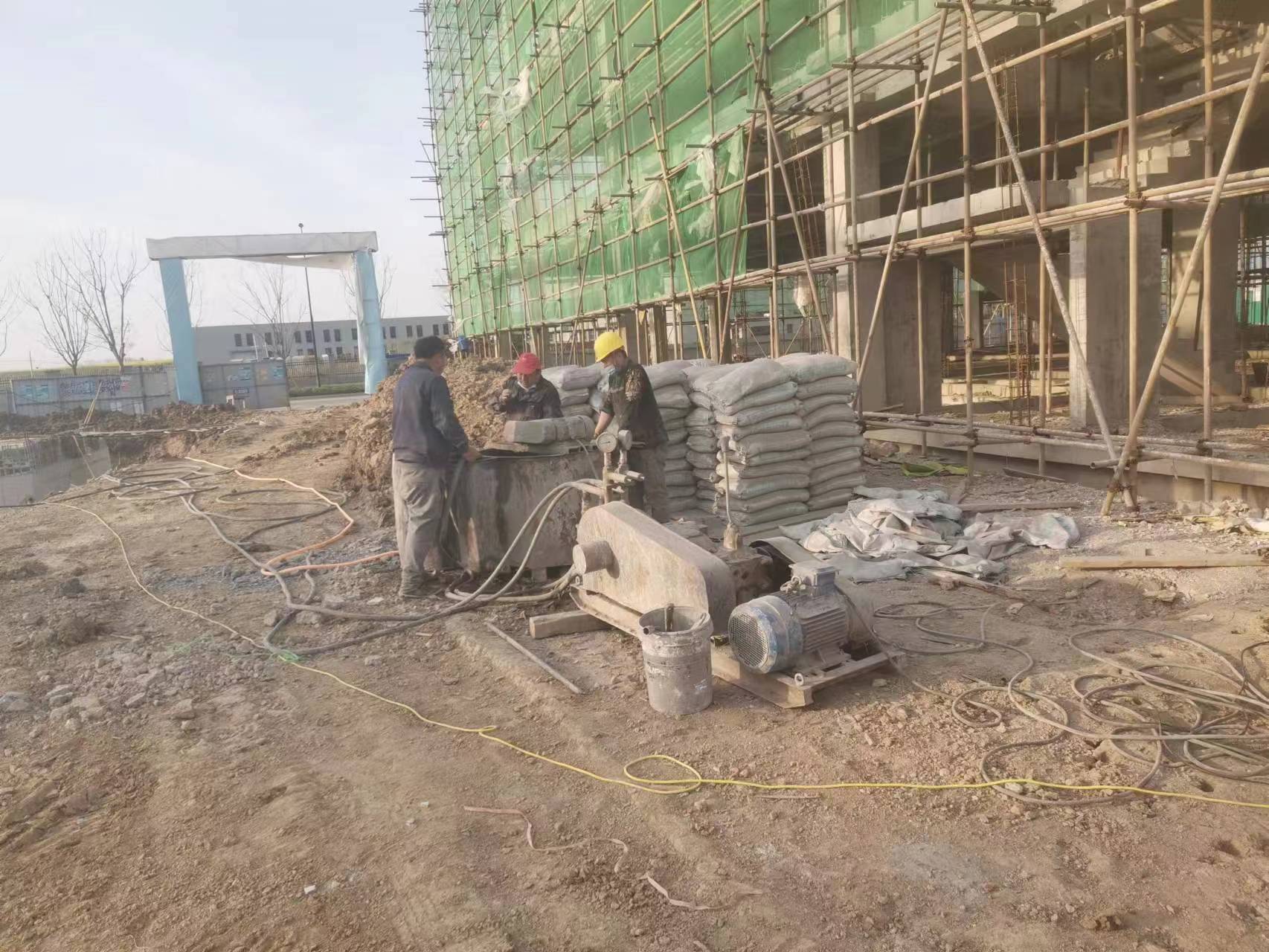 辰溪别墅下沉注浆